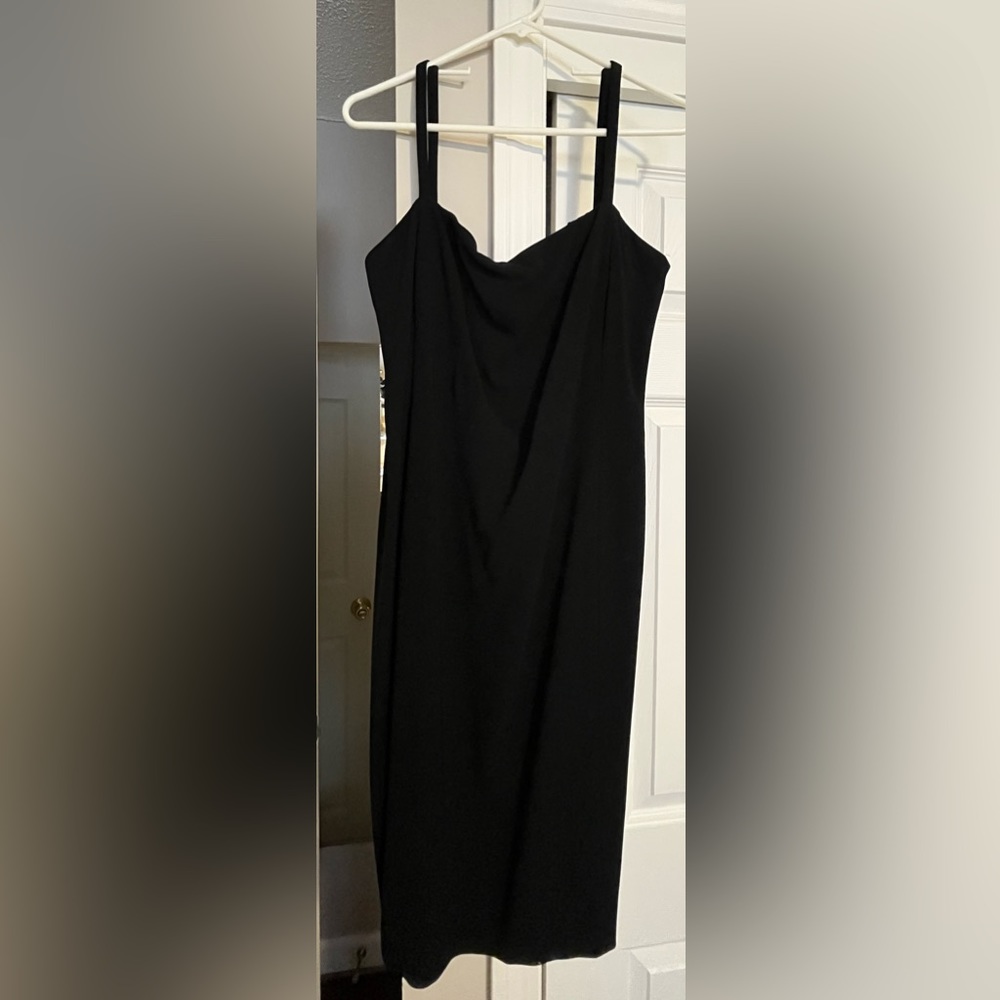 Lauren Ralph Lauren black cocktail dress, size 14.